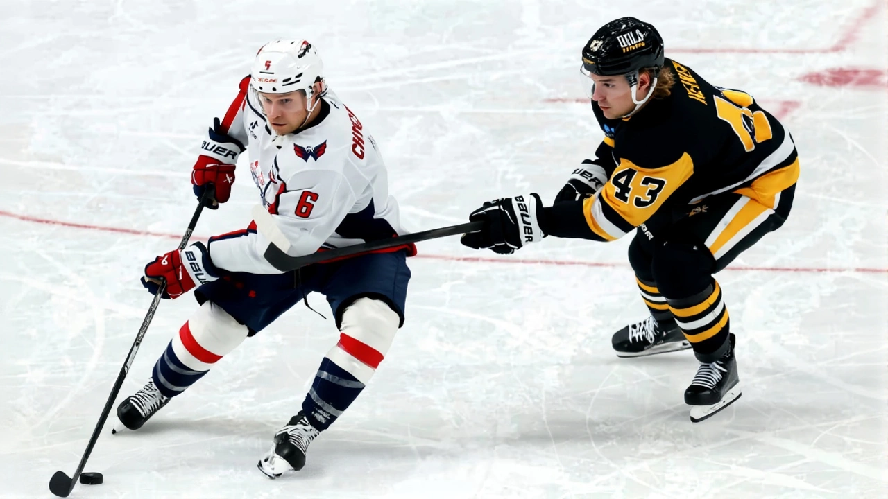 Crosby Powers Penguins Past Capitals with Two Power-Play Goals in 74th Rivalry Clash